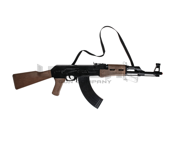 Diecast Assault AK-47 Rifle 8 Shots, Black