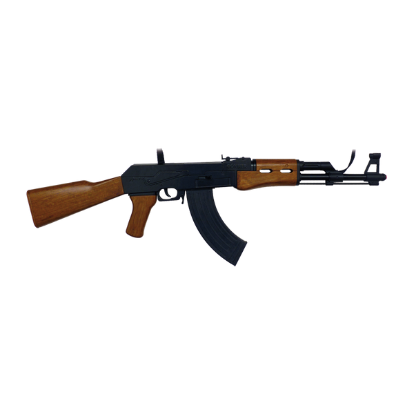 Diecast AK-47 Rifle Blk/Brown Cap Gun - 71.5cm MODEL: 5/137-6