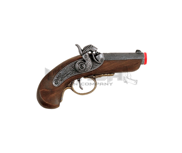 DERINGER PISTOL, USA 1850 WOODEN BODY 17.5CM MODEL: 3/1018