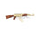 34 INCH AK47 SOVIET ASSAULT RIFLE RUSSIA 1947, WOODEN HANDLE GOLD 87CM MODEL: 3/1086/L